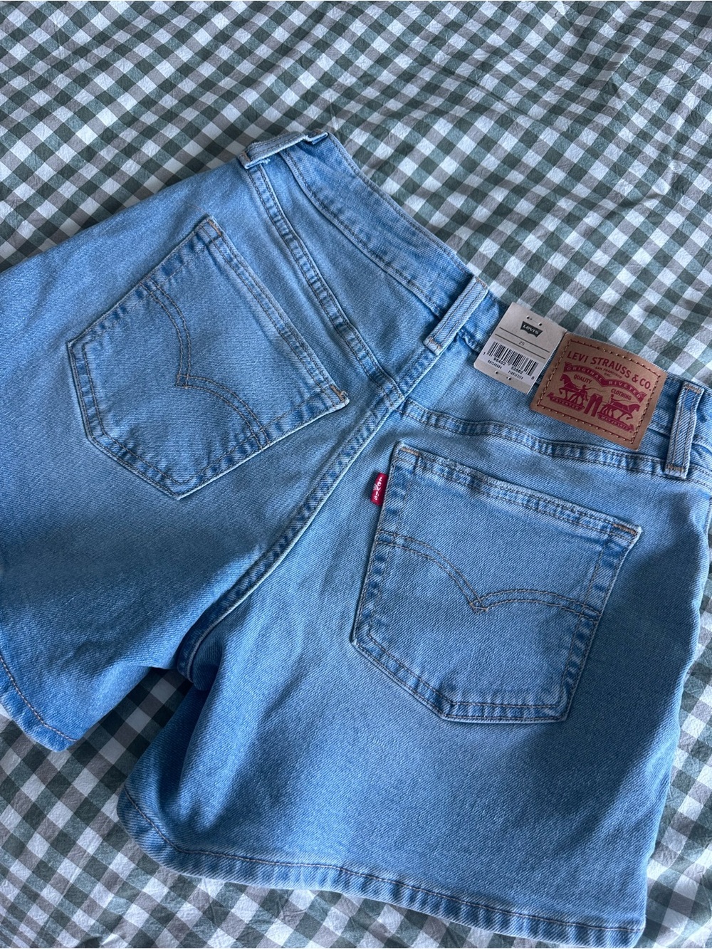 Levi's Light Blue Denim Shorts